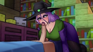 Fucking Hot A Bitch Witch, and a Slut Warden Female minecraft Horny - SEX SCENES ONLY