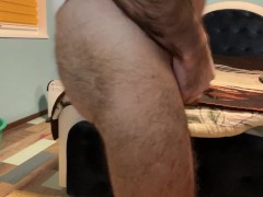 Earl poses with his hairy fat ass