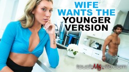 Kinky妻子让老公的继子在他面前中出她 - TouchMyWife -