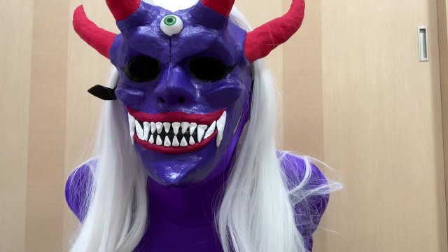 フィメールマスクと怪人マスクでお戯れ