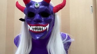 フィメールマスクと怪人マスクでお戯れ