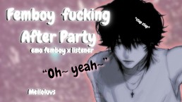 派对后的 Femboy [M4A] [第 1 部分] [湿] emo femboy x 听众]