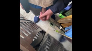 Jerk/Smoke sesh in the shed