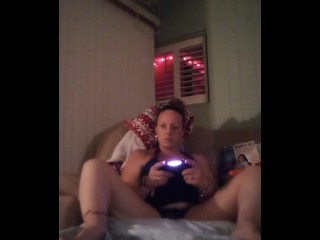 Wife Gets Horny when Playing Video Games and I get to Fuck every Night after she Plays Video Games