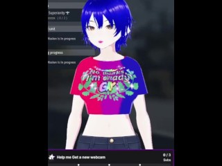 Чат заставил Zoey петь только для нас двоих Trans Vtuber