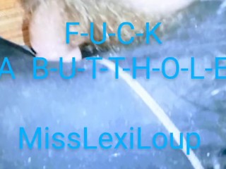 MissLexiLoup Trans Female Tight Rectums Ass Fucking Butthole Entry Super Uber Dick Von Hinten 1-0-1