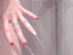 Treason wife. When husband is away, in shower neighbor fucked my wife in doggystyle and cum in pussy