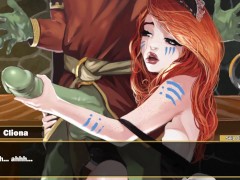 RED HEAD BARBARIAN GIVES MEAN HANDJOB TO A GREEN GOBLIN DICK - Delia - Goblin Lord