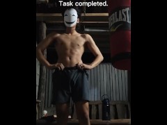 Not stopping working out until i became toji day 4