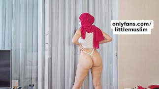 Can You Keep Up? Hijabi Tries on Sexy  Panties & Shares Juicy Stories 🔥