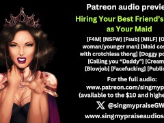 Hiring Your Best Friend's Mom as Your Maid erotic audio preview -Performed by Singmypraise