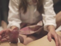 【射精管理】どうせすぐイっちゃうんでしょ？人妻の手コキマッサージ - Screenshot 10 of 16 - 痴女