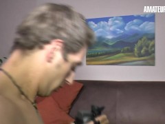 Mary Fucks The Skinniest Guy In Her First Nasty Sex Tape - AMATEUR EURO