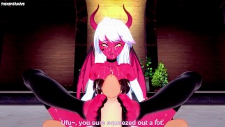 Verosika Mayday от Helluva Boss дает вам хентай футфетиш от первого лица