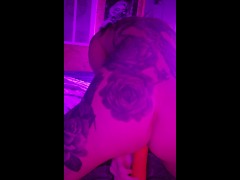 Milf Riding Dildo & Clit Teasing leads to Multiple Real Orgasm Squirt - OF Babe @nephilaaranea