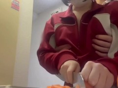 [個人撮影] 料理中なのに先輩に生挿入されて最後は対面状態で沢山中出しされちゃう陰キャJK - Screenshot 2 of 16 - Hentai