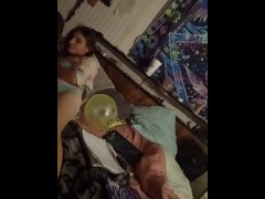 Finally RoxyFox420 let's me fuck her, film, and post.