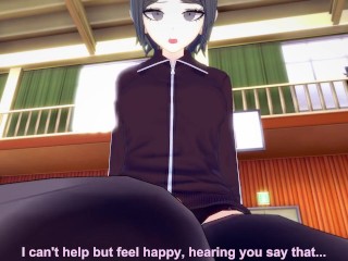 Mukuro Ikusaba from Danganronpa Works out with a Footjob! Hentai POV