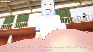 Mei Mei from Jujutsu Kaisen Works Out With a Footjob! Hentai POV