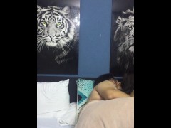 I fuck my girlfriend's ass and she makes delicious moans.