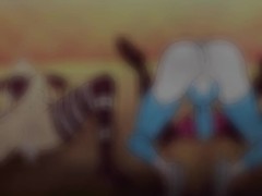 (MY LIFE AS A TEENAGE ROBOT) JENNY XJ9 X bRIT AND TIFF (FUTANARI MATING PRESS)