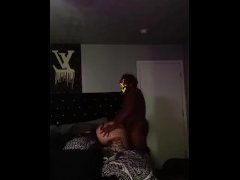 PAWG Fucks Masked BBC