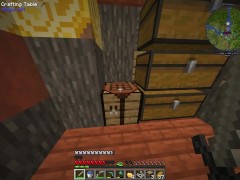 Getting the BEST BOW in minecraft with mods ep 6