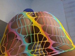 I watched my big ass step mom twerk woww she made me hard and cum