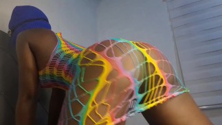 I watched my big ass step mom twerk woww she made me hard and cum