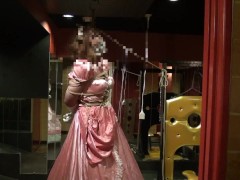 プリンセス女装自縛、アナルバイブとローターでオナニー - Screenshot 13 of 16 - コスプレ