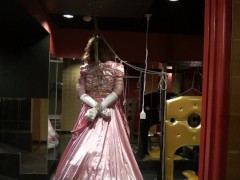 プリンセス女装自縛、アナルバイブとローターでオナニー - Screenshot 5 of 16 - 緊縛