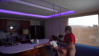 Behind the scenes Camila schoolgirl fucked part 3