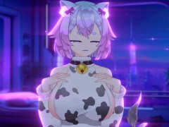 ASMR | Ear Cleaning by a Cute Cyber Cow | Whispered Roleplay