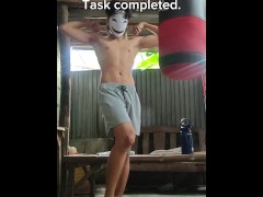 Not stopping working out until i became toji day 6