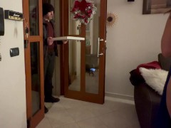 Naked Prank with the Pizza Delivery Guy