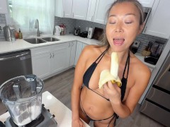 445 asian milf instruction cum eating video OnlyFans @ Appleliu-76