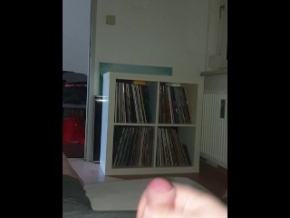 A little Bit of Cum out of my Small Cock