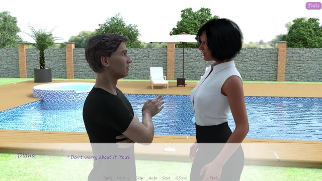 Жена моего сводного брата #10 Diana пригласила меня к физической близости с ней