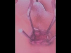 アナルを拡張器で押し広げてグチョグチョと音をたてながら触手ディルドで - Screenshot 10 of 16 - Anal Masturbation