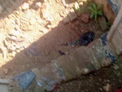 THICK HUGE BLACK HARD DICK SWIMMING IN ITS OWN CUM ON THE FLOOR