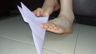 Feet origami cute bird_2