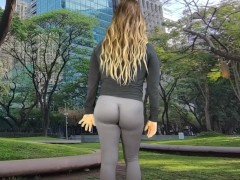 Big bubble butt public flashing - Screenshot 6 of 16 - Gym