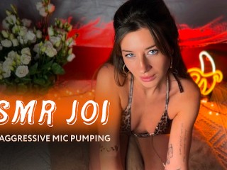 ASMR JOI * Твоя сексуальная киска Быстрый и агрессивный Mic накачивает твой член * Amy Haze