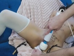 BDSM Slut gets Tied & Fucked SENSELESS in Both Holes