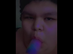 Native girl sucking a multicolored dildo - Screenshot 14 of 16 - Sex Toys