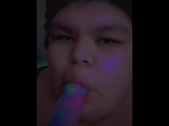 Native girl sucking a multicolored dildo - Screenshot 3 of 16 - Native Girls
