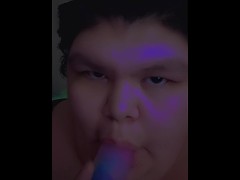 Native girl sucking a multicolored dildo - Screenshot 4 of 16 - Sex Toys