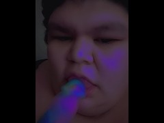 Native girl sucking a multicolored dildo - Screenshot 7 of 16 - Native Girls
