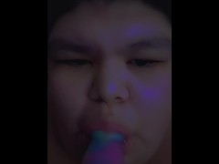 Native girl sucking a multicolored dildo - Screenshot 9 of 16 - Native Girls