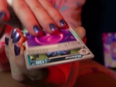 ASMR cute & sexy pokemon booster pack opening🩷